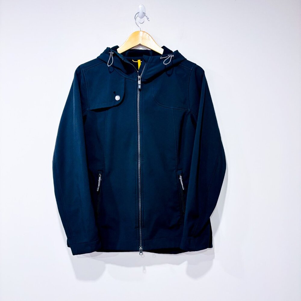 LOLË Black Waterproof Hooded Jacket Lightweight Active | Medium *